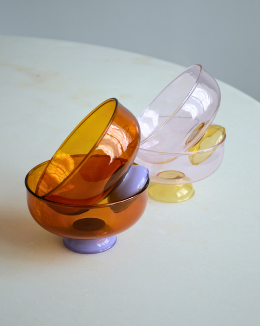 Bowl Mono Rosa y Amarillo