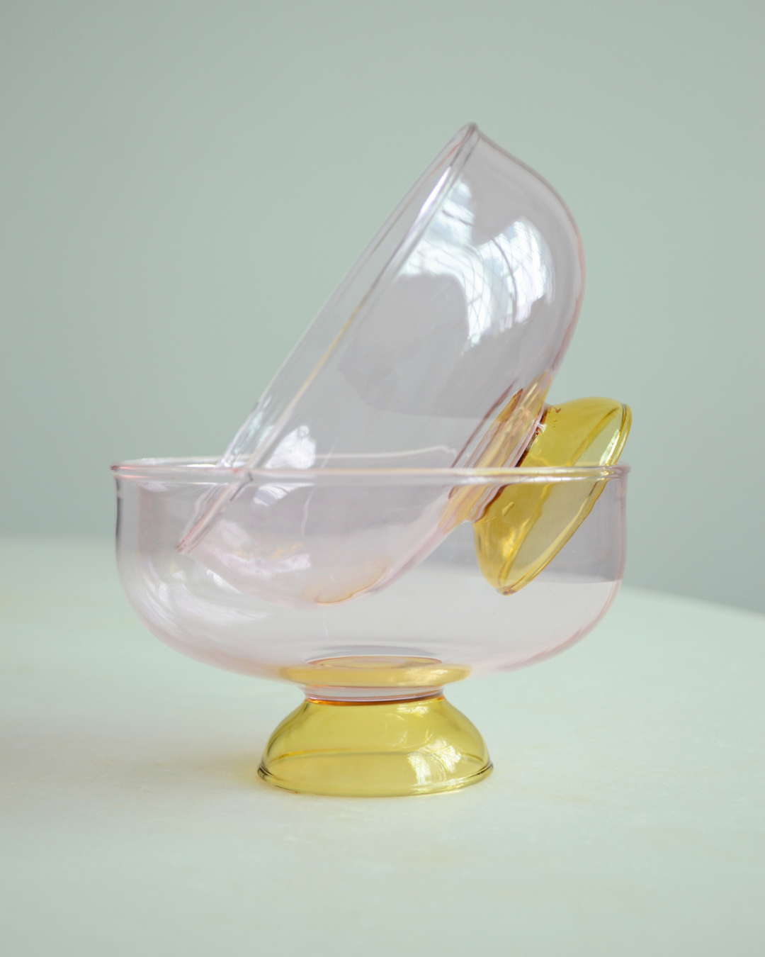 Bowl Mono Rosa y Amarillo